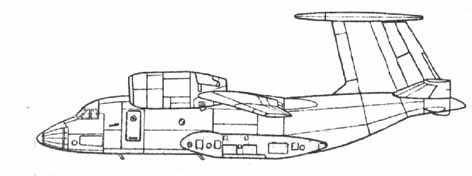An-71 line drawing